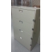 Hon Grey 4 Drawer Lateral File Cabinet, Locking
